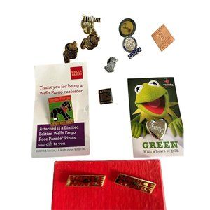Vintage Lot Of 16 Advertising & Other Pins Lapel Hat-ENAMEL/METAL